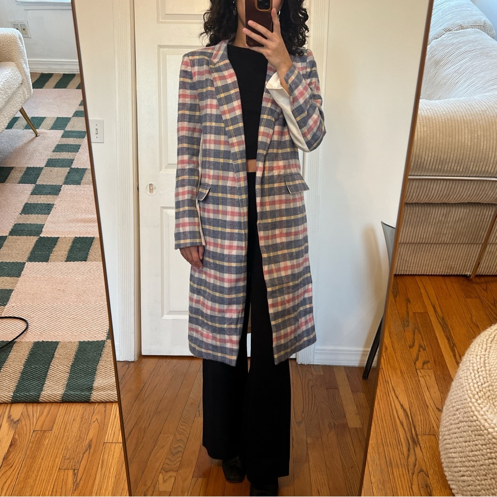 Asilio Multicolor Checked Coat
